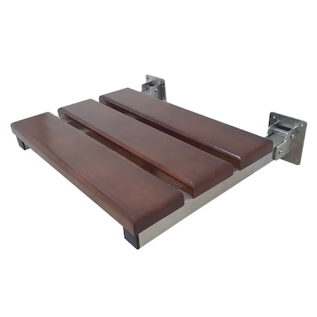 Kingston Brass 19.13 L, Stainless Steel;Red Oak Wood, Brushed Nickel KBSS1916BN